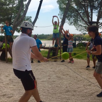 team building vuča konopa